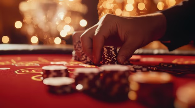 Dealer explaining rules during live baccarat session on mamajitu login